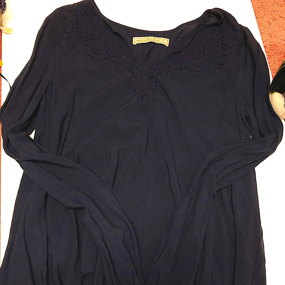 Long sleeve navy shirt